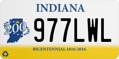 IN license plate 977LWL