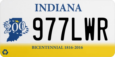 IN license plate 977LWR