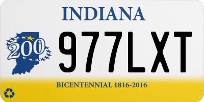 IN license plate 977LXT