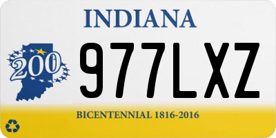 IN license plate 977LXZ