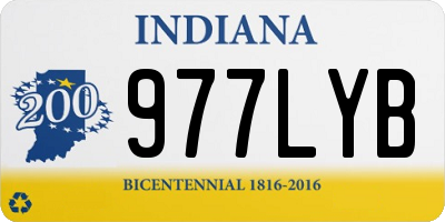 IN license plate 977LYB