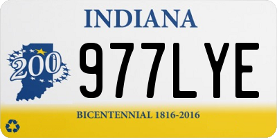 IN license plate 977LYE
