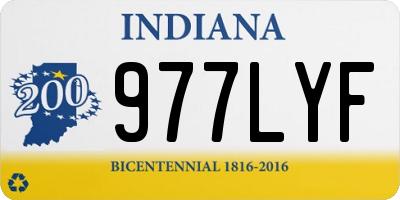 IN license plate 977LYF