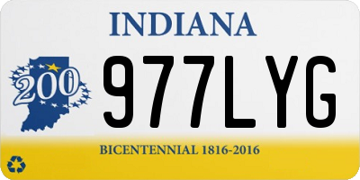 IN license plate 977LYG