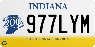 IN license plate 977LYM