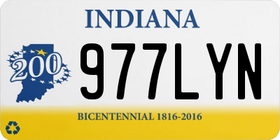 IN license plate 977LYN