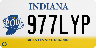 IN license plate 977LYP