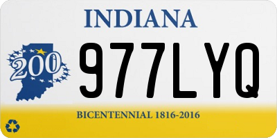 IN license plate 977LYQ