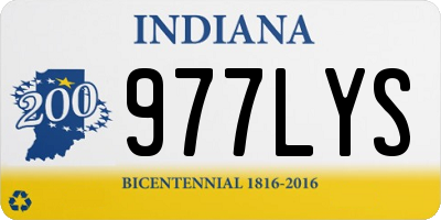 IN license plate 977LYS