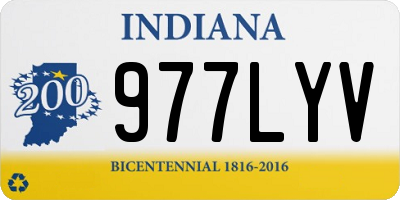 IN license plate 977LYV