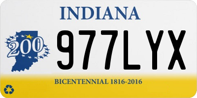 IN license plate 977LYX