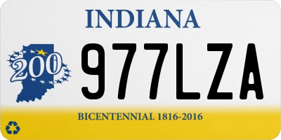 IN license plate 977LZA