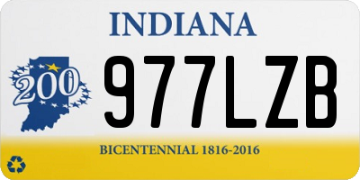 IN license plate 977LZB
