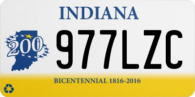 IN license plate 977LZC