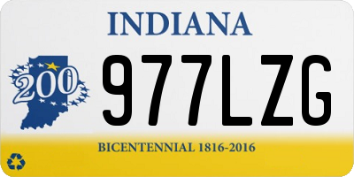 IN license plate 977LZG
