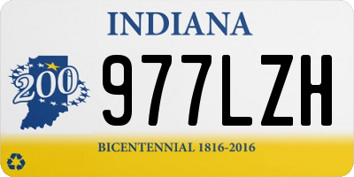 IN license plate 977LZH