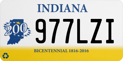 IN license plate 977LZI