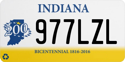 IN license plate 977LZL