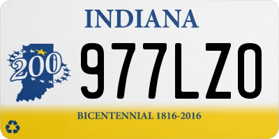 IN license plate 977LZO
