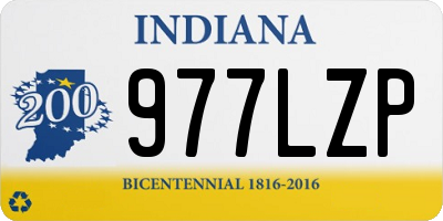 IN license plate 977LZP