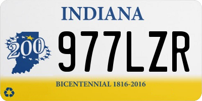IN license plate 977LZR