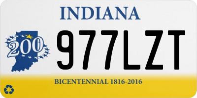 IN license plate 977LZT