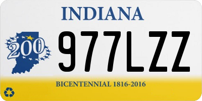 IN license plate 977LZZ