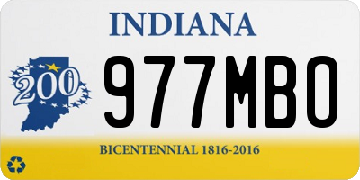 IN license plate 977MBO
