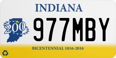 IN license plate 977MBY