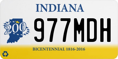 IN license plate 977MDH
