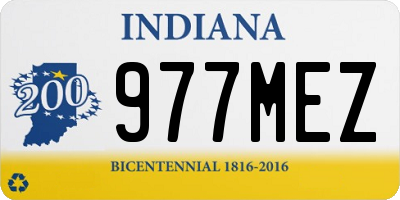IN license plate 977MEZ