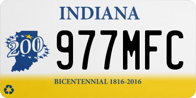 IN license plate 977MFC