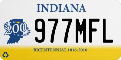 IN license plate 977MFL