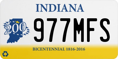 IN license plate 977MFS