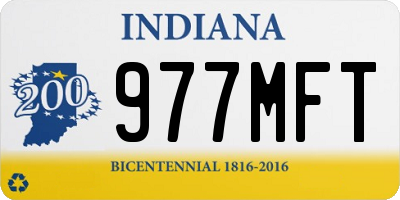 IN license plate 977MFT
