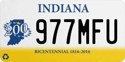 IN license plate 977MFU
