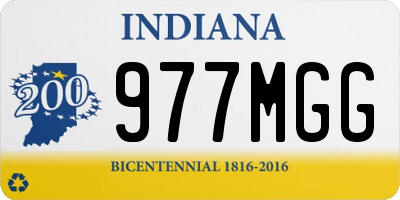 IN license plate 977MGG