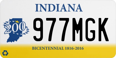 IN license plate 977MGK
