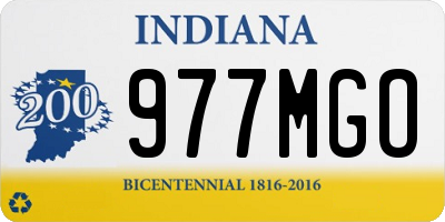IN license plate 977MGO