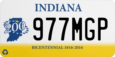 IN license plate 977MGP