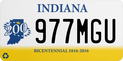 IN license plate 977MGU