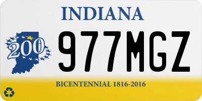 IN license plate 977MGZ