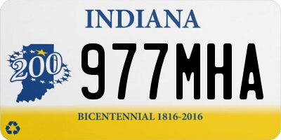 IN license plate 977MHA