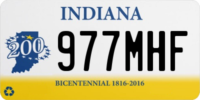 IN license plate 977MHF