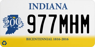 IN license plate 977MHM