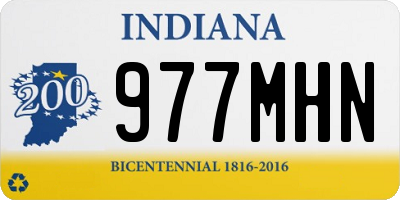 IN license plate 977MHN