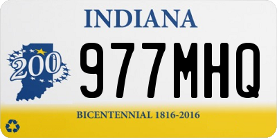 IN license plate 977MHQ