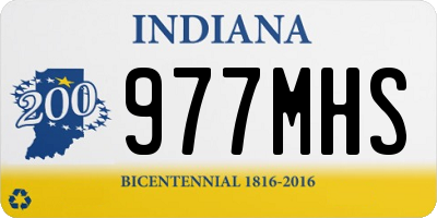 IN license plate 977MHS