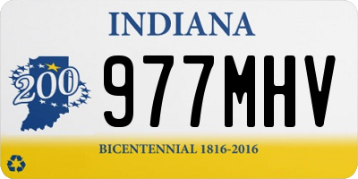 IN license plate 977MHV