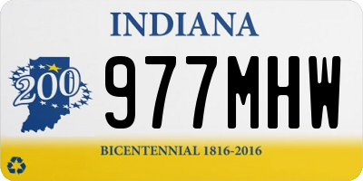 IN license plate 977MHW